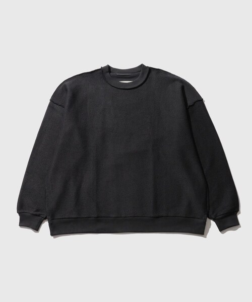 ADAM ET ROPE'(アダムエロペ)の「【Toogood/トゥーグッド】THE MECHANIC JUMPER(スウェット・メンズ・チャコール/ライトグリーン/ブルー・L/M/S)」の3枚目の写真