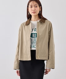 配色フィールドジャケットブルゾン