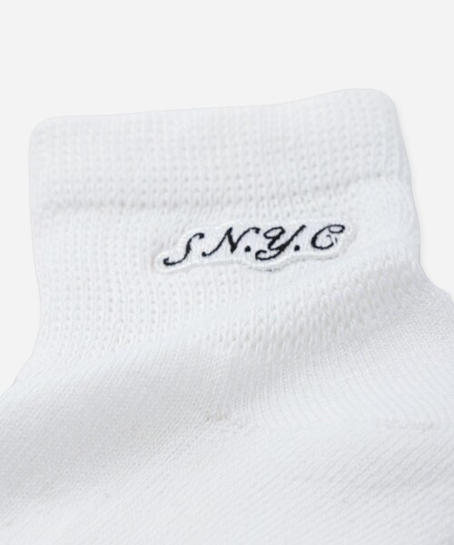 Saturdays NYC（サタデーズ ニューヨークシティ ）の「S.NYC Quarter Socks（ソックス/靴下・レディース・ブラック/ホワイト/キミドリ・F）」の16枚目の写真