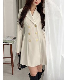 MERCURYDUO | 2WAYフィットアンドフレアジャケットワンピース(ワンピース)