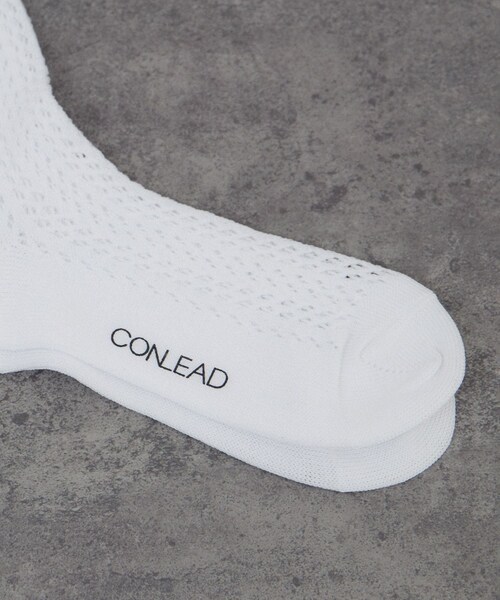 ADAM ET ROPE'（アダムエロペ）の「【CONLEAD（コンリード）】Lace Long（ソックス/靴下・レディース・ブラック/ホワイト/ベージュ系・F）」の12枚目の写真