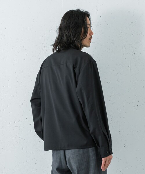 URBAN RESEARCH(アーバンリサーチ)の「『洗濯可/防シワ/接触冷感』WASHABLE WOOL SPORTS JACKET(ブルゾン・メンズ・NAVY/BLACK/CHARCOAL・M/L)」の15枚目の写真