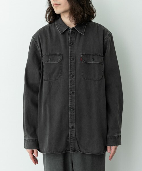 URBAN RESEARCH Sonny Label（アーバンリサーチサニーレーベル）の「LEVI’S　JACKSON WORKER（シャツ/ブラウス・メンズ・DRAK WASH・M/L）」の10枚目の写真