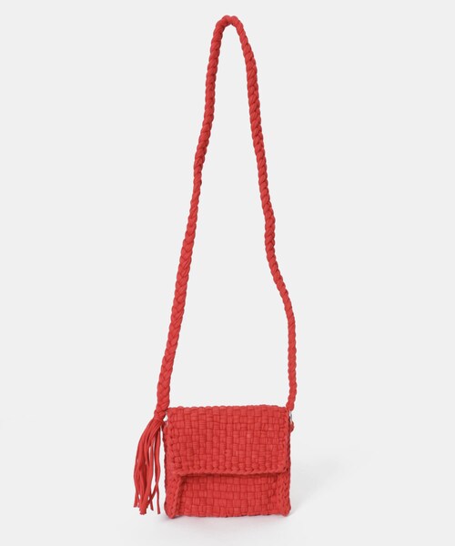 THE GOODLAND MARKET（ザグッドランドマーケット）の「PROJECT 1000　phonecase（ショルダーバッグ・レディース・BLACK PT/PRINT×GRY/BLUE/STRIPE/RED・One）」の5枚目の写真