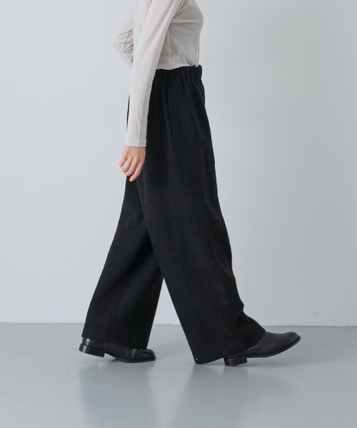 かぐれ（カグレ）の「ボイルドウールパンツ（その他パンツ・レディース・IVORY/BLACK・Free）」の15枚目の写真