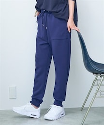 nissen | 大きいサイズ【贅沢質感】ダンボールスウェットパンツ（ゆったりヒップ）(スウェットパンツ)