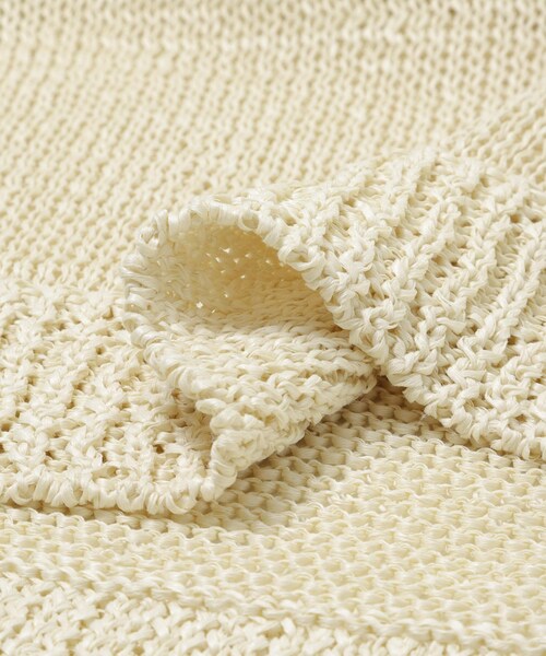 LAATO（ラート）の「knit frill tunic（チュニック・レディース・サンゴ/クリーム・Free）」の15枚目の写真