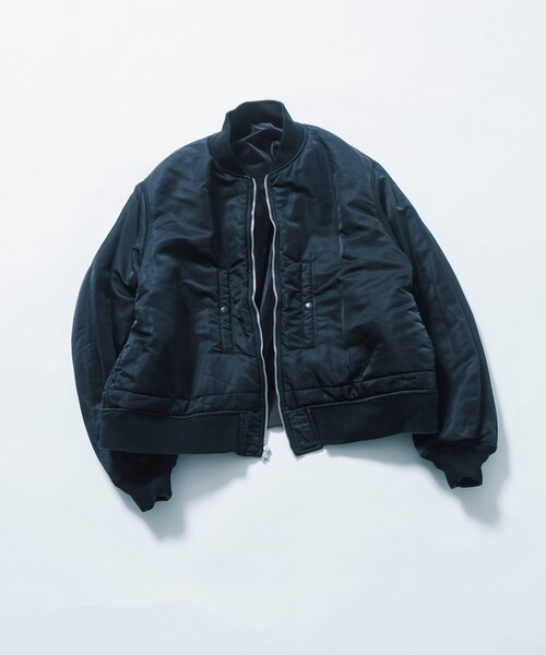 URBAN RESEARCH（アーバンリサーチ）の「Unlikely　Reversible MA-1（MA-1・メンズ・BLACK・L/XL）」の3枚目の写真