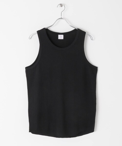 URBAN RESEARCH Sonny Label（アーバンリサーチサニーレーベル）の「『別注』JEMORGAN×Sonny Label　ワッフルラウンドタンクトップ（タンクトップ・メンズ・ナチュラル/ホワイト/杢グレー/ブラック・M/L/XL）」の14枚目の写真
