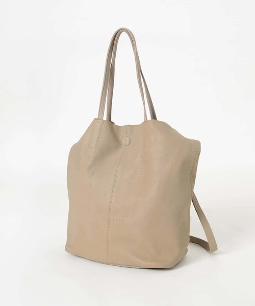 URBAN RESEARCH(アーバンリサーチ)の「Morphee 3WAY MEDIUM TOTE(トートバッグ・メンズ・GREIGE/BLACK・FREE)」の3枚目の写真