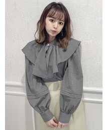 dazzlin | ラッフルカラーブラウス(シャツ/ブラウス)