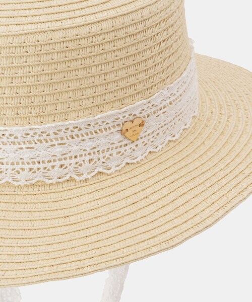 ROPE' PICNIC(ロペピクニック)の「【KIDS/キッズ】レースひも付きカンカン帽(ハット・キッズ・ベージュ・F)」の18枚目の写真