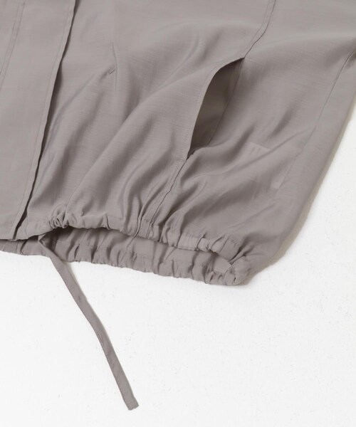 ITEMS URBANRESEARCH(アイテムズ アーバンリサーチ)の「シアースタンドブルゾン(ブルゾン・レディース・MILK/BLU/GRY・Free)」の20枚目の写真