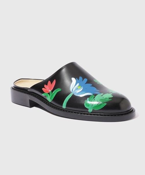 ADAM ET ROPE'(アダムエロペ)の「【KYOU/キョウ】BLOSSOM Hand Painted Sandals by HARUTA feat. MIO YAMAMOTO(サンダル・メンズ・ブラック・24.5/25.0/25.5/26.0/26.5/27.0)」の9枚目の写真