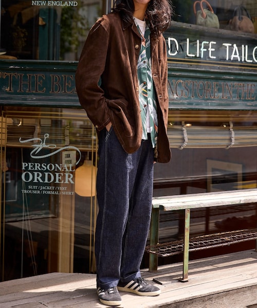 ADAM ET ROPE'(アダムエロペ)の「【ARDENNES/アルデンヌ】Filomena(カバーオール・メンズ・ダークブラウン/ベージュ・48/50/L/M)」の18枚目の写真