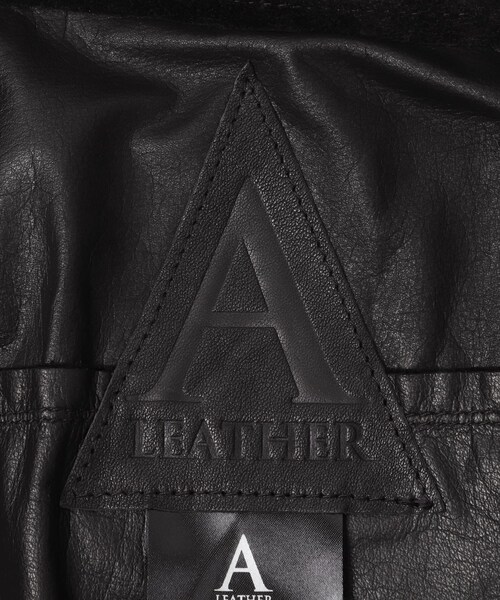 URBAN RESEARCH(アーバンリサーチ)の「『別注』A LEATHER×URBS REGULAR COLLAR SHIRT(シャツ/ブラウス・メンズ・NIGHT BLK・M/L)」の10枚目の写真