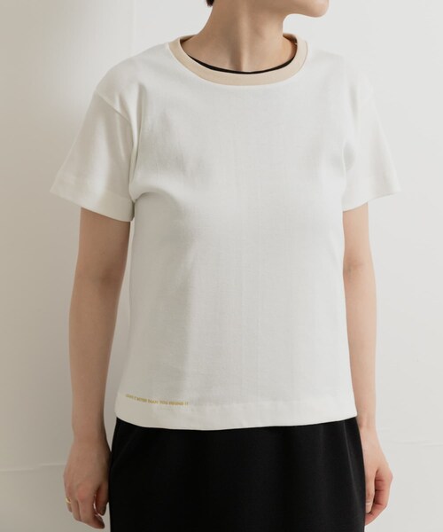 THE GOODLAND MARKET（ザグッドランドマーケット）の「PARKS PROJECT　Bicolor T-Shirts×PARKS（Tシャツ/カットソー・レディース・CLOUD/SHADOW/SAND・one）」の5枚目の写真