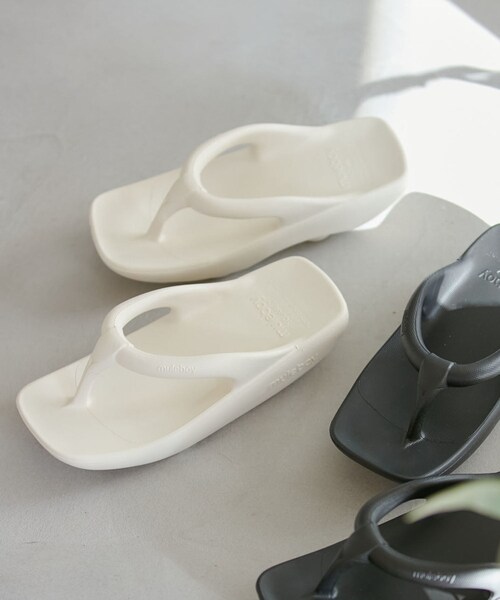 VIS（ビス）の「【muleboy】SQUARE Z【WEB限定】（サンダル・レディース・ブラック/オフホワイト・23.0/24.0）」の6枚目の写真