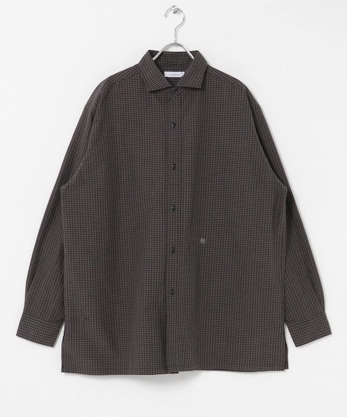 EKAL（エカル）の「nanamica　Micro Plaid Wind Shirts（シャツ/ブラウス・メンズ・Gray(H)/Navy(N)・M/L）」の16枚目の写真