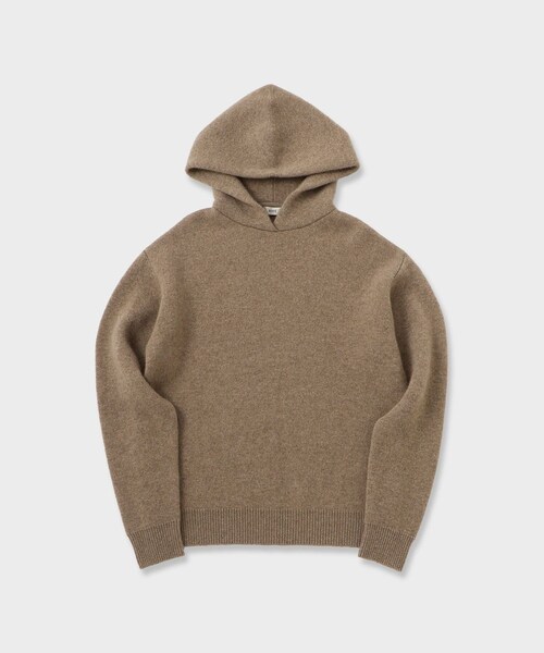 ROPE'（ロペ）の「GWIL CASHMERE HOODIE｜カシミアフーディ（ニット/セーター・レディース・オフホワイト/ベージュ・F）」の10枚目の写真