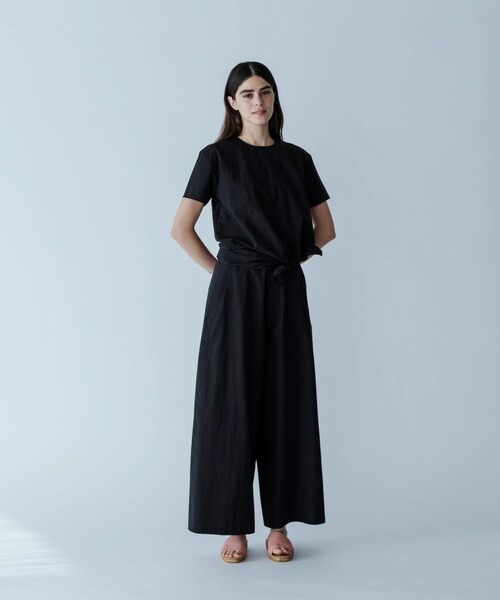 かぐれ（カグレ）の「MEYAME　SIDE LINE WIDE PANTS（その他パンツ・レディース・BLACK/PINK・0）」の4枚目の写真