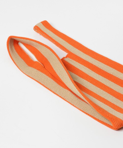 ITEMS URBANRESEARCH（アイテムズ アーバンリサーチ）の「ニットマルシェトートバッグ（トートバッグ・レディース・BLK/ORG/GRN・-）」の14枚目の写真