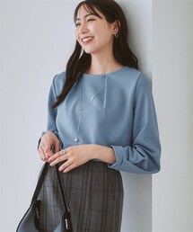 7days Life Styling | 【裏側起毛であったか】華奢見えアクセ付きトップス(Tシャツ/カットソー)