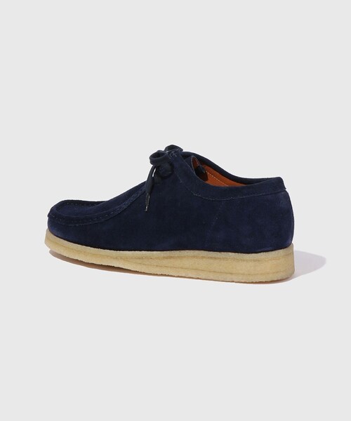 ADAM ET ROPE'（アダムエロペ）の「【Padmore&Barnes for WILD LIFE TAILOR】EX SUEDE MOC（モカシン/デッキシューズ・メンズ・ネイビー・24.5/25.5/26.5/27.5）」の7枚目の写真