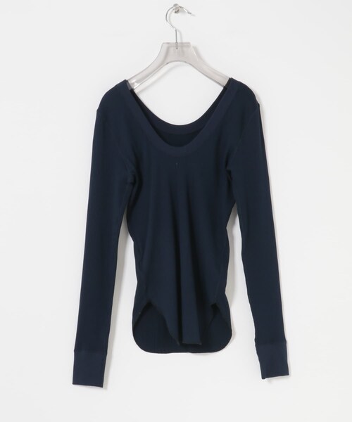 URBAN RESEARCH(アーバンリサーチ)の「『別注』HAKUJI×URBAN RESEARCH ORGANIC COTTON LONG-SLEEVE PULLOVER(Tシャツ/カットソー・レディース・NAVY/BLACK/WHITE・Free)」の20枚目の写真