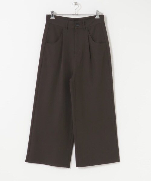 SENSE OF PLACE by URBAN RESEARCH(センスオブプレイスバイアーバンリサーチ)の「ラウンドポケットワンタックワイドスラックス(その他パンツ・メンズ・BROWN/NAVY ST・M/L)」の11枚目の写真