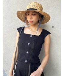 EMODA | ワイドストラップニットタンクトップ(タンクトップ)