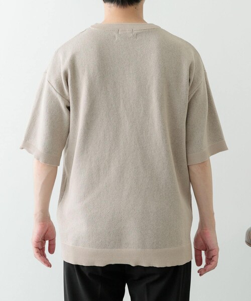ITEMS URBANRESEARCH(アイテムズ アーバンリサーチ)の「Teddy Bear クルーネックサマーニット(ニット/セーター・メンズ・BEG/GRN/NVY・M/L)」の21枚目の写真