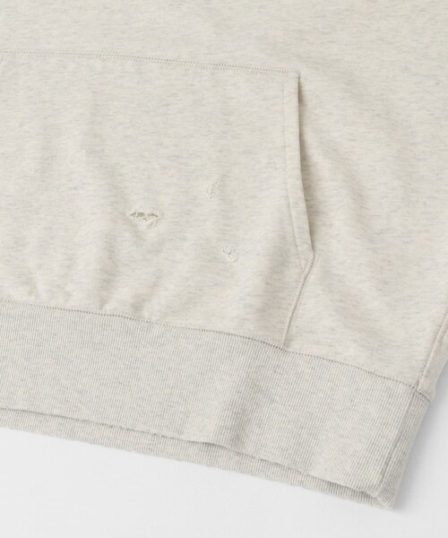 KBF（ケイビーエフ）の「ダメージBIGフーディー（パーカー・レディース・NAVY/TOP GRAY・one）」の12枚目の写真