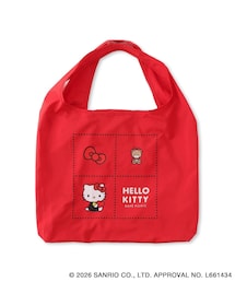 ハローキティコラボ | 【ROPE' PICNIC×ハローキティ】折りたたみエコバッグ(エコバッグ/サブバッグ)