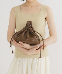 KBF | 巾着ワンハンドルミニBAG(ハンドバッグ)