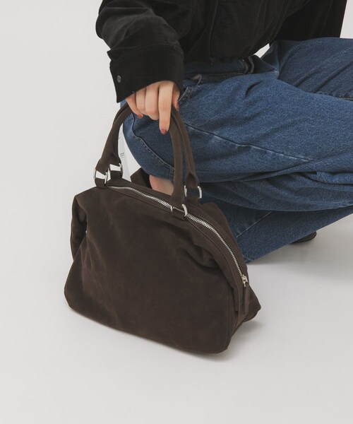 KBF（ケイビーエフ）の「ドロップファスナーデザインボストンBAG（ボストンバッグ・レディース・D.BROWN/BEIGE・One）」の5枚目の写真