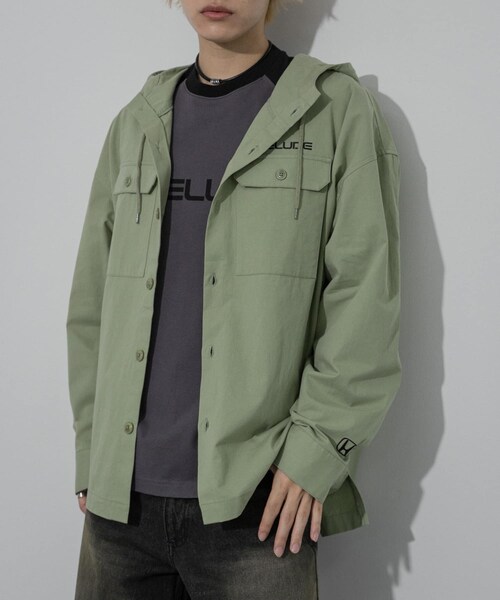 SENSE OF PLACE by URBAN RESEARCH（センスオブプレイスバイアーバンリサーチ）の「HONDA Hoodie Long-Sleeve Shirts（シャツ/ブラウス・メンズ・GREEN/MINT・M/L）」の20枚目の写真