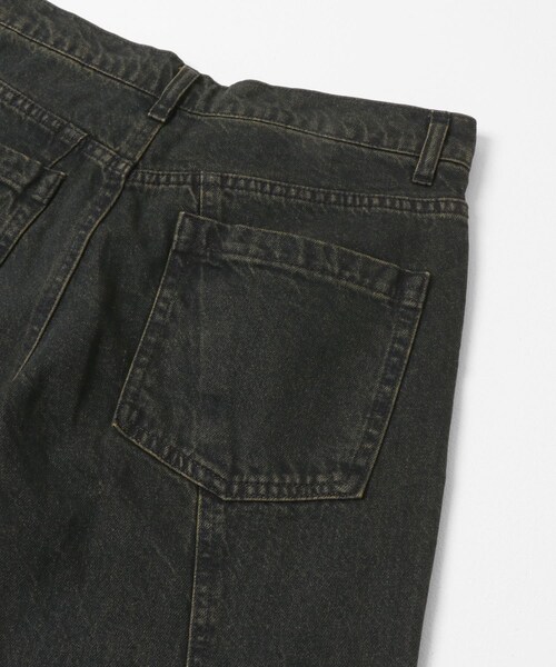 SENSE OF PLACE by URBAN RESEARCH（センスオブプレイスバイアーバンリサーチ）の「『ユニセックス』ケミカルバギーワイドデニムパンツ（デニムパンツ・メンズ・BLACK/NAVY/INDIGO・M/L）」の17枚目の写真