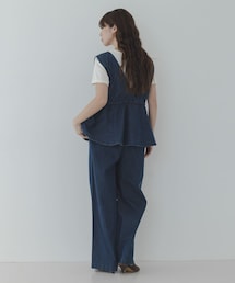 URBAN RESEARCH Sonny Label | クロス刺繍ペプラムサロペット(サロペット/オーバーオール)