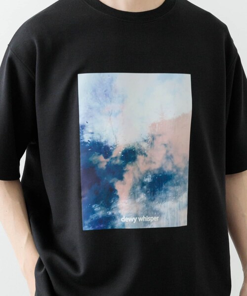 ITEMS URBANRESEARCH（アイテムズ アーバンリサーチ）の「Art Graphic ポンチTシャツ Dewy（Tシャツ/カットソー・メンズ・WHT/BLK・M/L）」の18枚目の写真