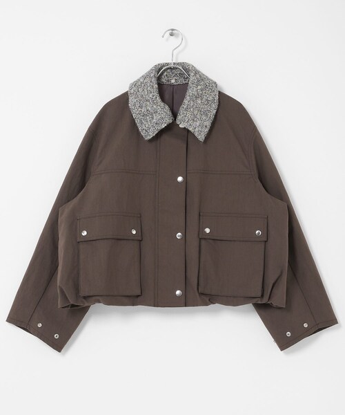 KBF（ケイビーエフ）の「2WAYカラーバルーンブルゾン（ブルゾン・レディース・SMOKYBEIGE/KHAKI/BROWN・One）」の15枚目の写真