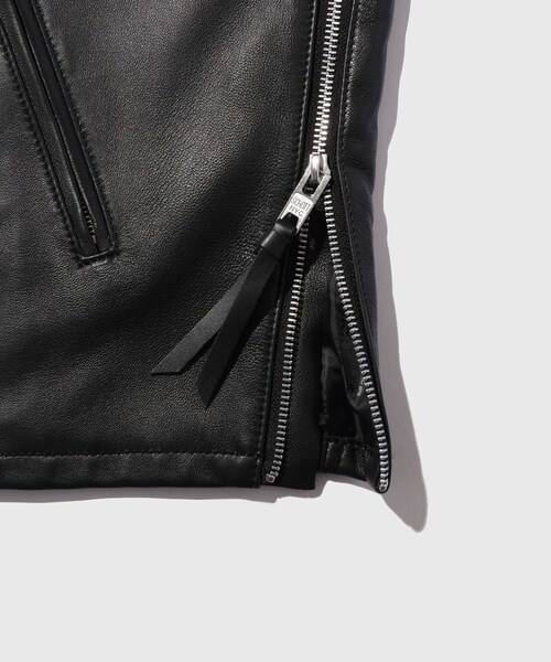 ADAM ET ROPE'(アダムエロペ)の「《別注》【Schott×MARKAWARE/ショット×マーカウェア】EX ONESTAR MW(ライダースジャケット・メンズ・ブラック・1/2/3)」の19枚目の写真