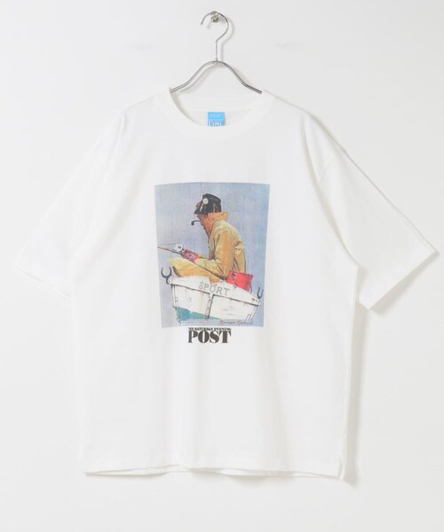 URBAN RESEARCH DOORS(アーバンリサーチドアーズ)の「FORK&SPOON Norman Rockwell Short-SleeveT-shirts(Tシャツ/カットソー・メンズ・OFF/CHARCOAL・4/5)」の11枚目の写真
