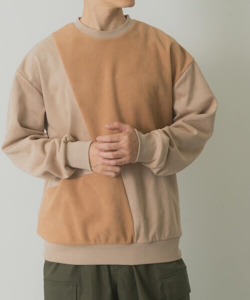 ITEMS URBANRESEARCH（アイテムズ アーバンリサーチ）の「裏フリースF.S.クレイジープルオーバー（その他トップス・メンズ・L.BEG/MOC/OLV/BLK・M/L）」の16枚目の写真