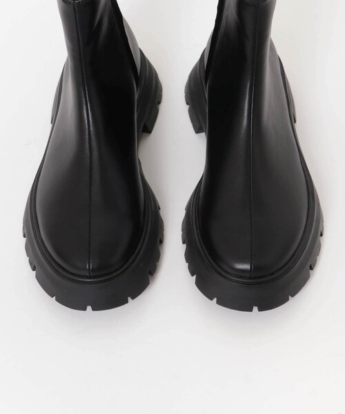RODE SKO（ロデスコ）の「4センチオーバーソールブーツ（ブーツ・レディース・GYSH-BROWN/BLACK・36/37/38）」の16枚目の写真