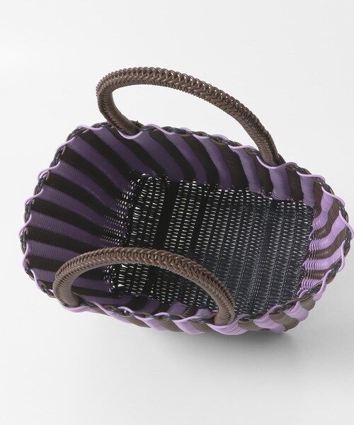 URBAN RESEARCH（アーバンリサーチ）の「LALO　Dita Medium（かごバッグ・レディース・Lilac×BRN・M）」の6枚目の写真