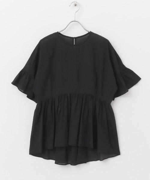 URBAN RESEARCH ROSSO（アーバンリサーチロッソ）の「F by ROSSO　コットンボイル切替ギャザーブラウス（シャツ/ブラウス・レディース・LAVENDER/MINT/L/BROWN/BLACK・FREE）」の13枚目の写真