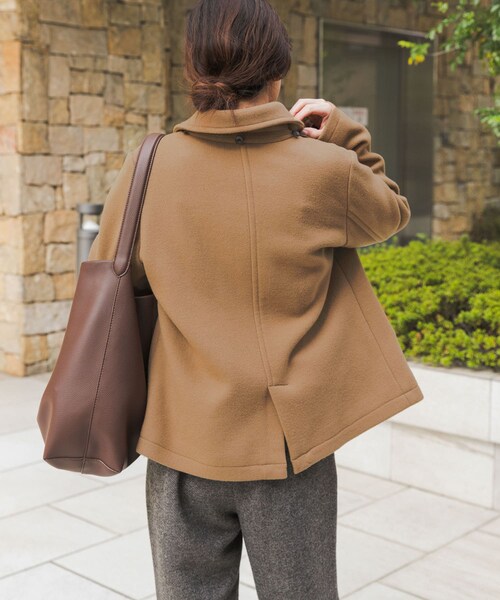 URBAN RESEARCH DOORS（アーバンリサーチドアーズ）の「ショールカラー2WAYショートコート（テーラードジャケット）」 - WEAR