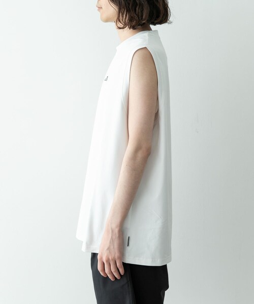 URBAN RESEARCH Sonny Label（アーバンリサーチサニーレーベル）の「REEF　1POINT LOGO RASH TANK-TOP（タンクトップ・メンズ・WHT/BLK・M/L）」の6枚目の写真