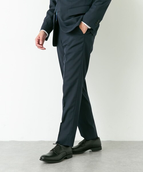 URBAN RESEARCH DOORS（アーバンリサーチドアーズ）の「LIFE STYLE TAILOR　ウールライクコンフォータブルスマートパンツ（スラックス・メンズ・NAVY/GRAY・S/M/L/XL）」の18枚目の写真